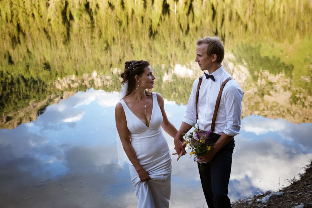 Cerimonia di matrimonio al Lago Palù in Valmalenco